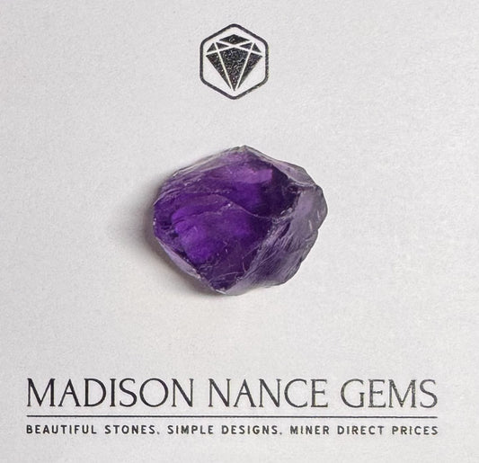 Amethyst, Facet Grade Rough, 49.42 cts.