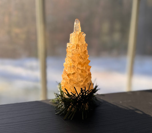 Gemstone Tree Light Decorations, Clear Oregon Sunstone