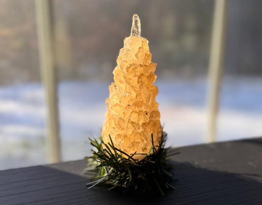 Gemstone Tree Light Decorations, Clear Oregon Sunstone