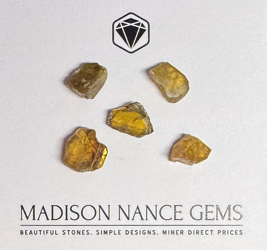 Sphene, Facet Grade Rough, 25.57 cts.