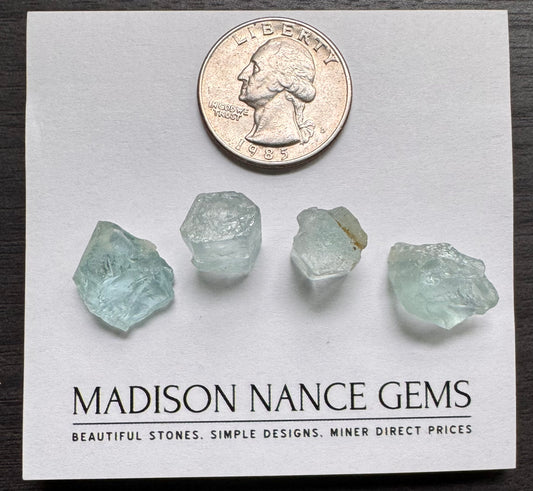 Aquamarine, Cab Grade Rough, 42.14 cts.