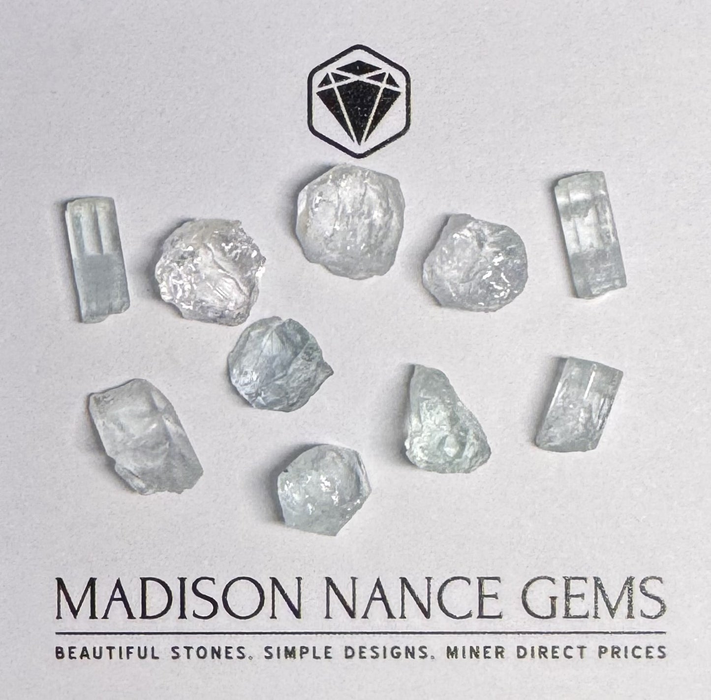 Aquamarine, Facet Grade Rough, 36.30 cts.