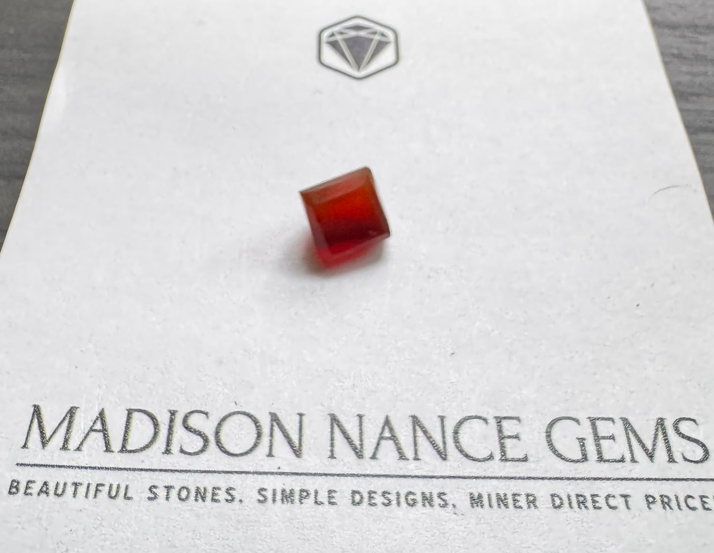Oregon Fire Opal, Facet Grade Preform, 3.48 cts.