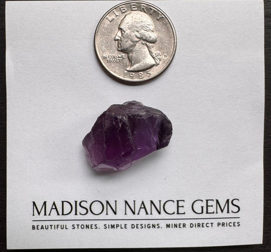 Amethyst, Facet Grade Crystal, 46.95 cts.