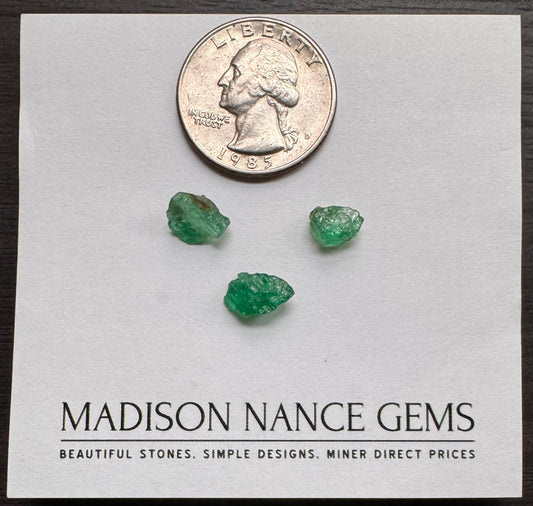Emerald, Decorative Grade Rough, 5.00 cts