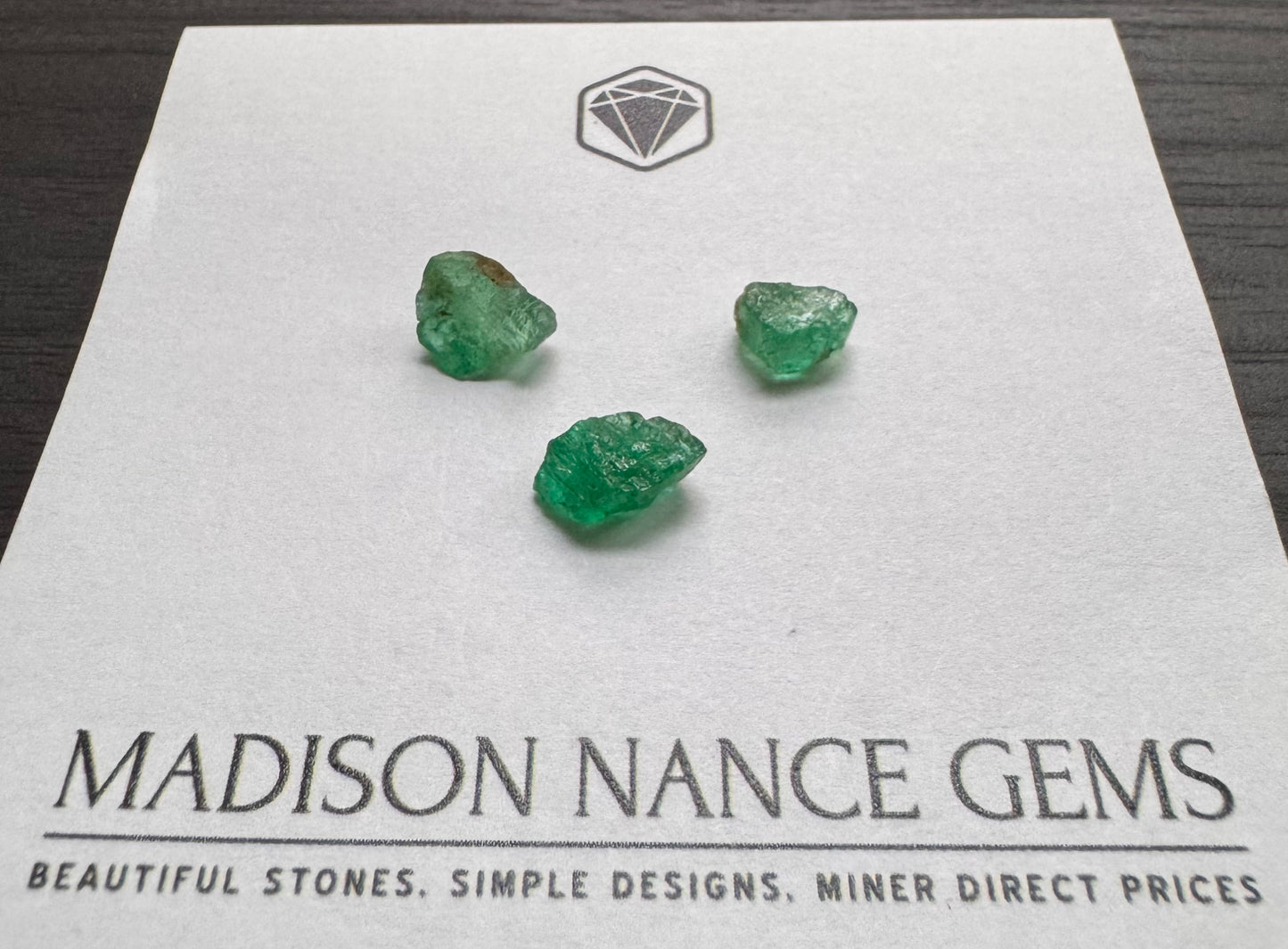 Emerald, Decorative Grade Rough, 5.00 cts
