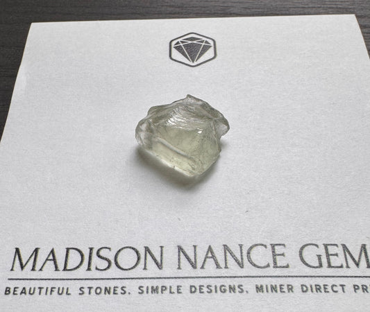 Prasiolite, Facet Grade Crystal, 14.78 cts.