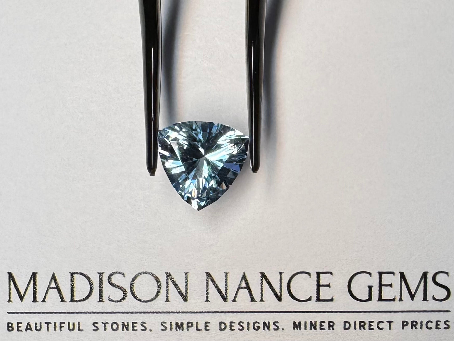 Topaz, Sky Blue Trillion Cut, 5.63 cts.