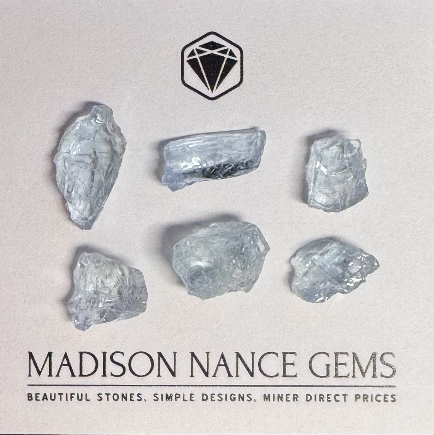 Aquamarine, Facet Grade Rough, 46.55 cts.