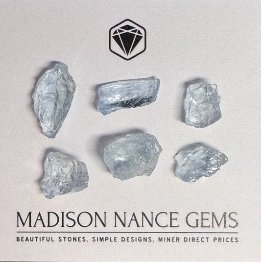 Aquamarine, Facet Grade Rough, 46.55 cts.