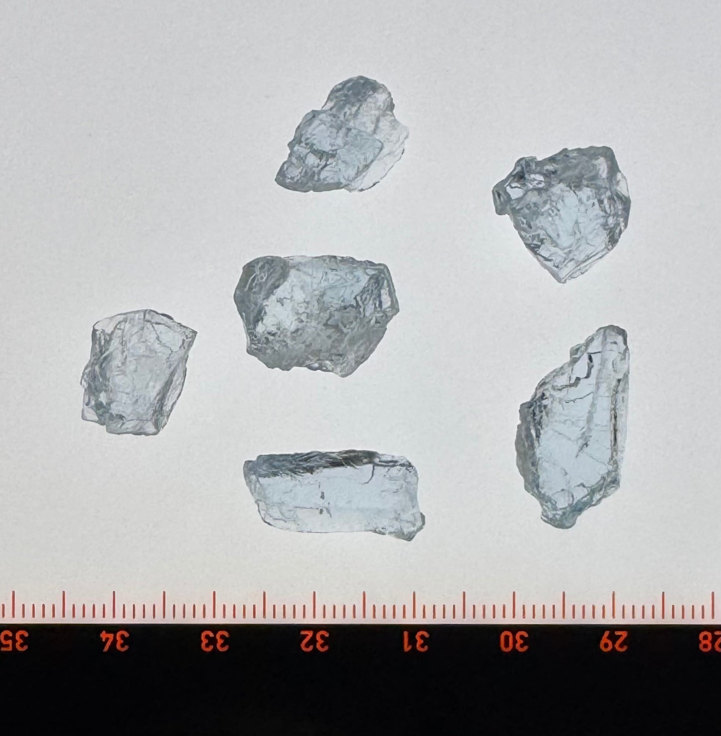Aquamarine, Facet Grade Rough, 46.55 cts.