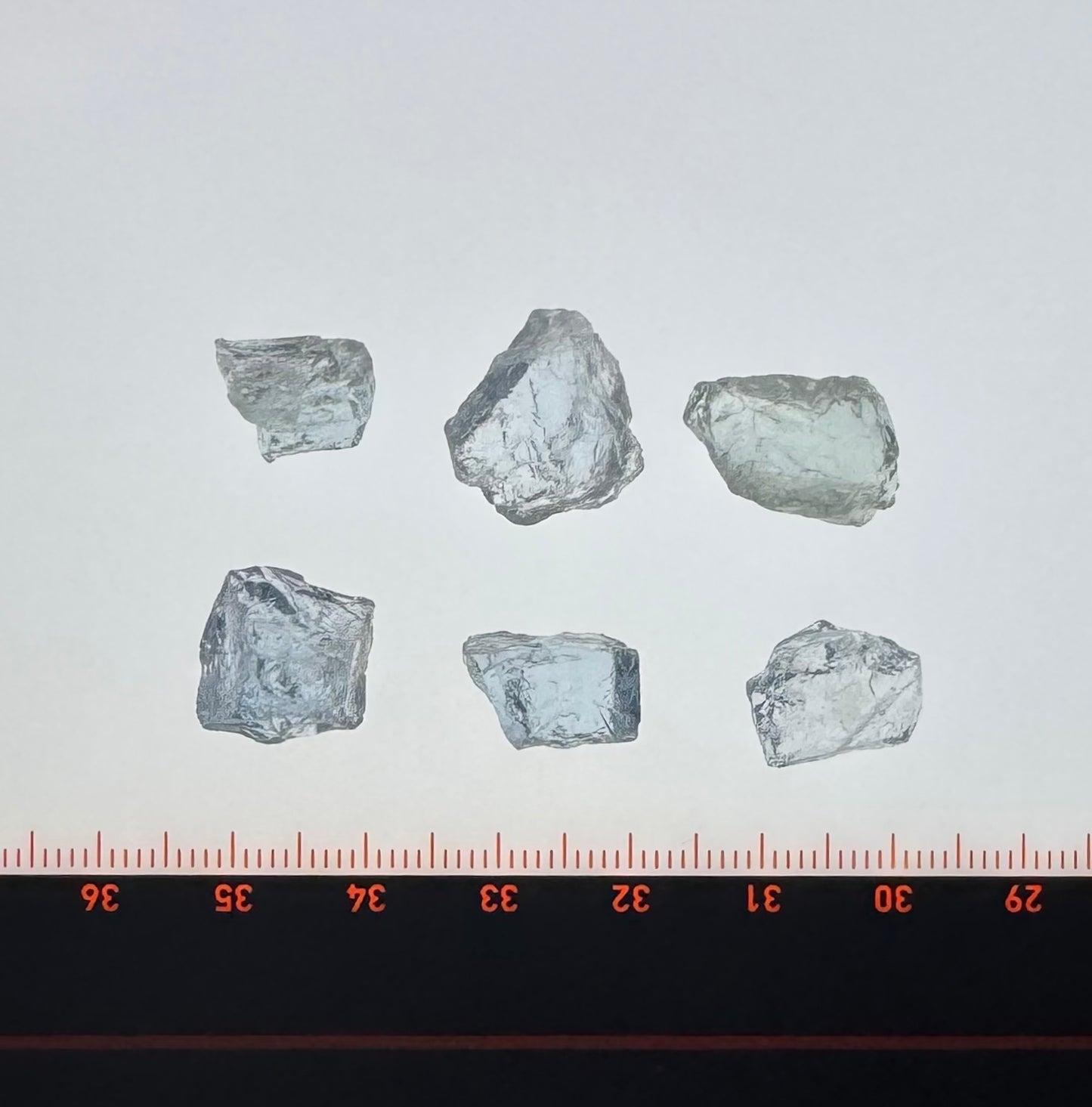 Aquamarine, Facet Grade Rough, 52.55 cts.