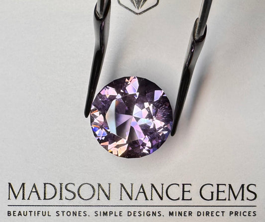 Ametrine, Purple and Orange Round Brilliant, 20.46 cts.