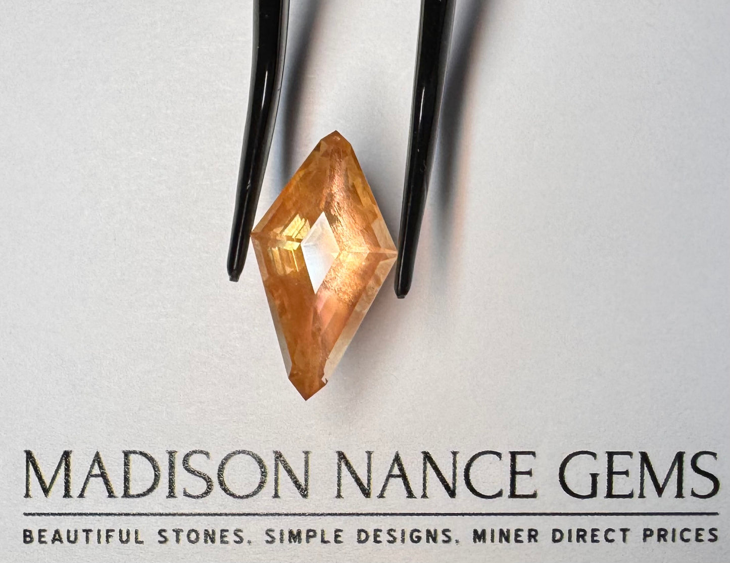 Oregon Sunstone, Cut Schiller Kite, 8.85 cts.
