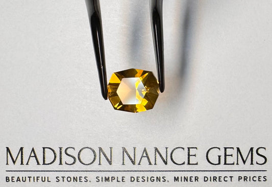 Citrine, Golden Orange Oval Cut, 3.49 cts.