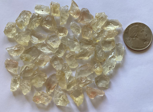 Oregon Sunstone, Decorative Rough Parcels - Clear Flats, 190.50 cts.