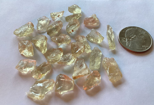 Oregon Sunstone, Decorative Rough Parcels - Clear Flats, 94.05 cts.