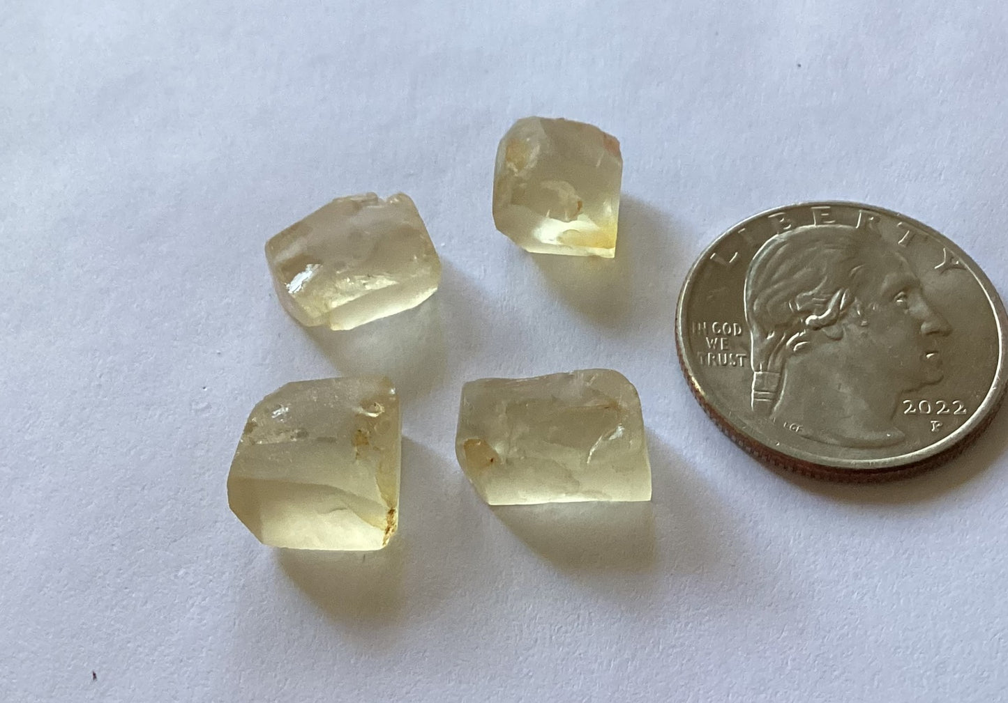 Oregon Sunstone, Facet Grade Trimmed Rough - Clear, 27.74 cts.