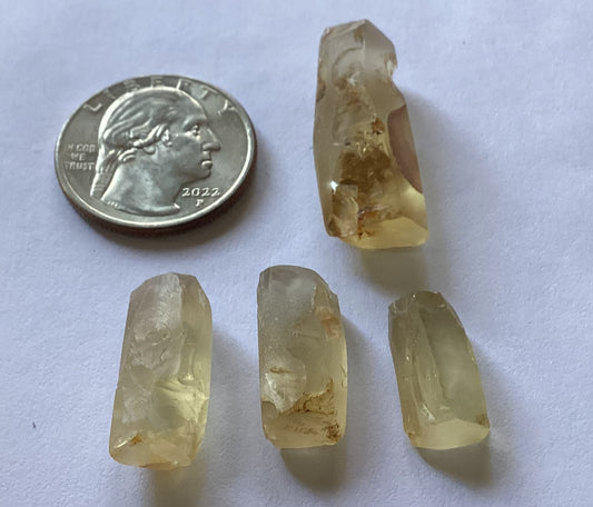 Oregon Sunstone, Facet Grade Trimmed Rough - Clear, 53.31 cts.