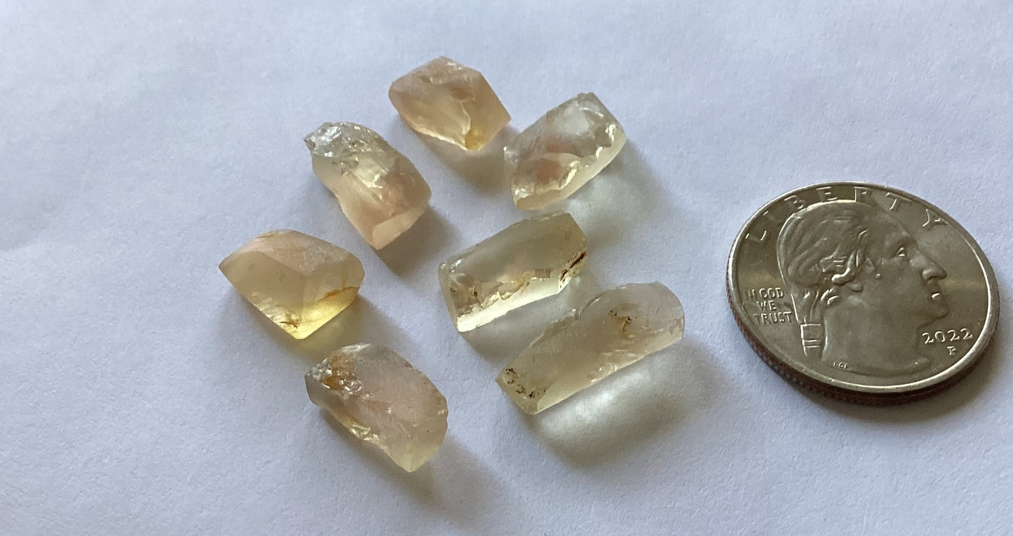 Oregon Sunstone, Facet Grade Trimmed Rough - Schiller, 35.00 cts.