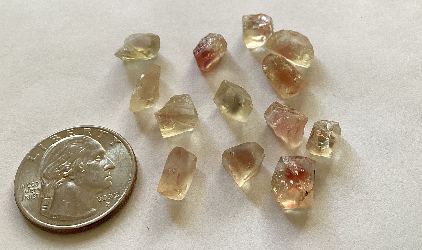 Oregon Sunstone, Facet Grade Trimmed Rough - Color 41.81 cts.