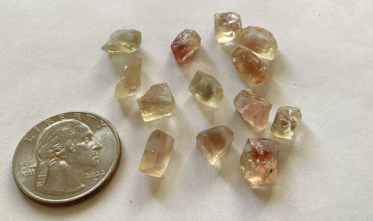 Oregon Sunstone, Facet Grade Trimmed Rough - Color 41.81 cts.