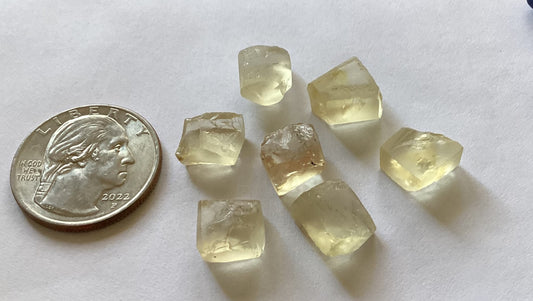 Oregon Sunstone, Facet Grade Trimmed Rough - Clear 38.42 cts.