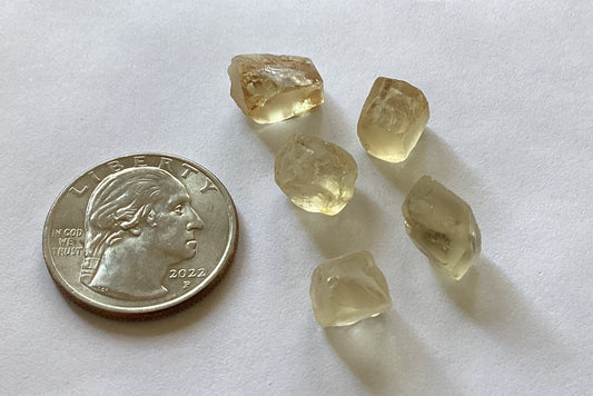 Oregon Sunstone, Facet Grade Trimmed Rough - Clear, 25.00 cts.