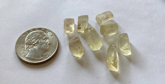 Oregon Sunstone, Facet Grade Trimmed Rough - Clear, 30.00 cts.