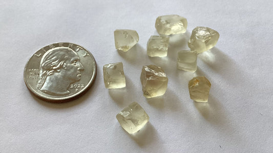 Oregon Sunstone, Facet Grade Trimmed Rough - Clear, 28.73 cts.