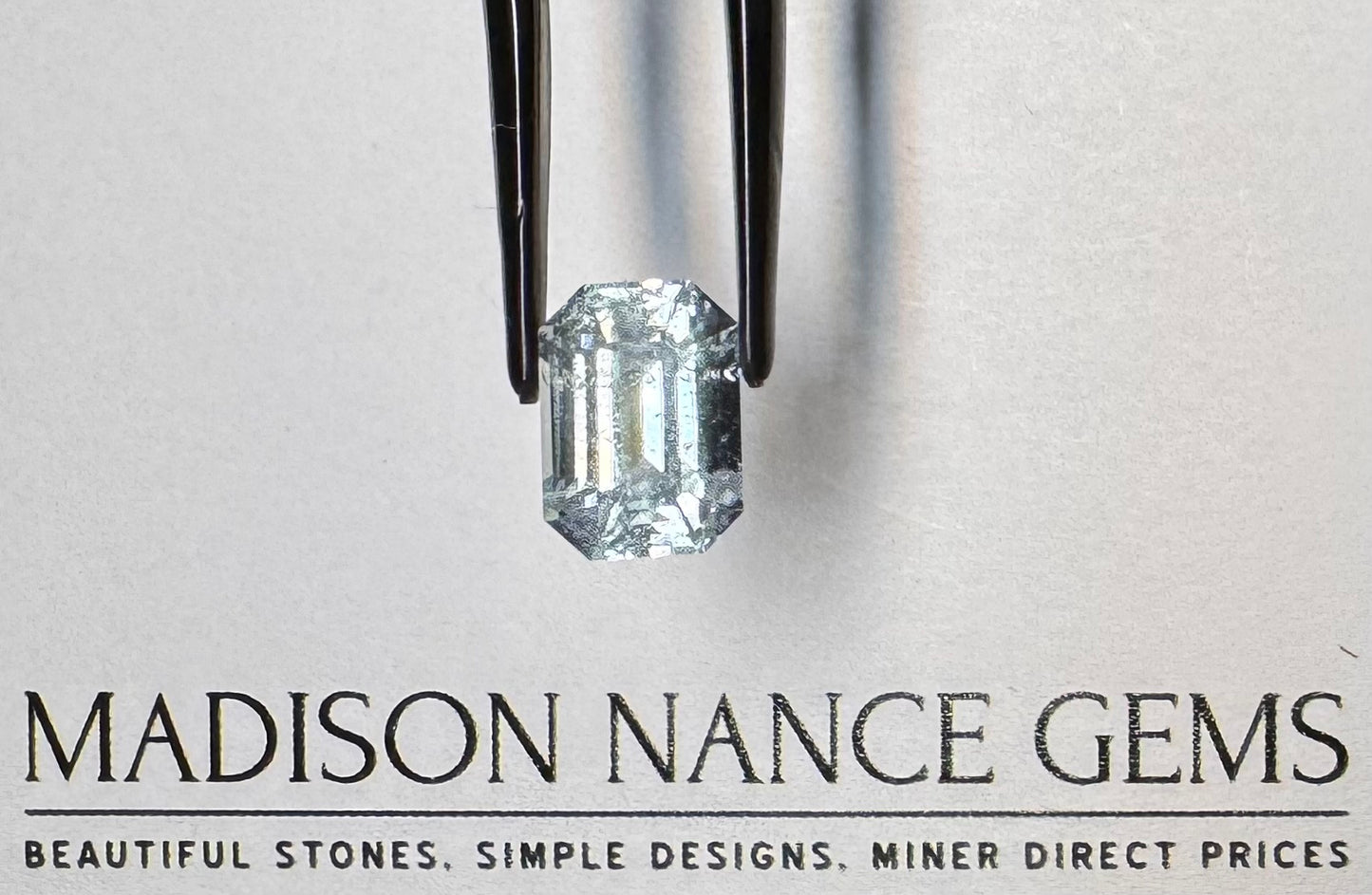 Aquamarine, Light Blue Emerald Cut, 3.50 cts.