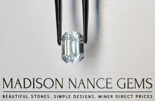 Aquamarine, Light Blue Emerald Cut, 3.50 cts.