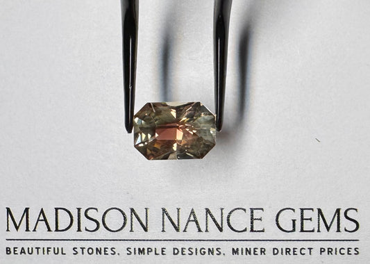 Oregon Sunstone, Watermelon Radiant Emerald Cut, 5.00 cts.