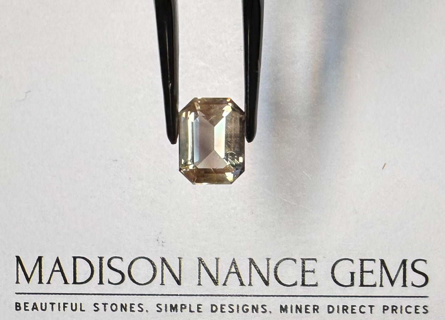 Oregon Sunstone, Mystique Emerald Cut, 2.50 cts.