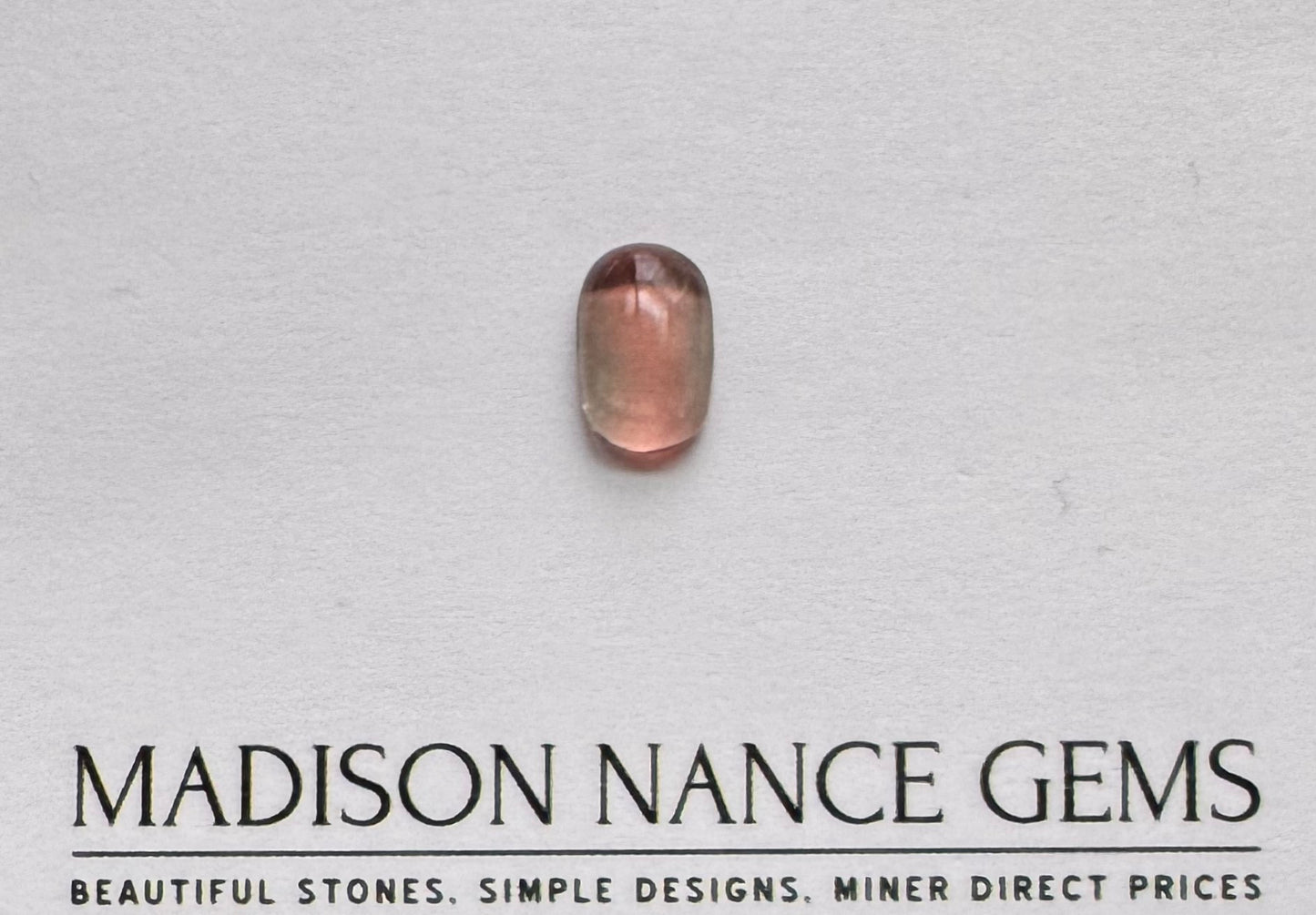 Oregon Sunstone, Pink and Blue Cabochon, 2.74 cts.