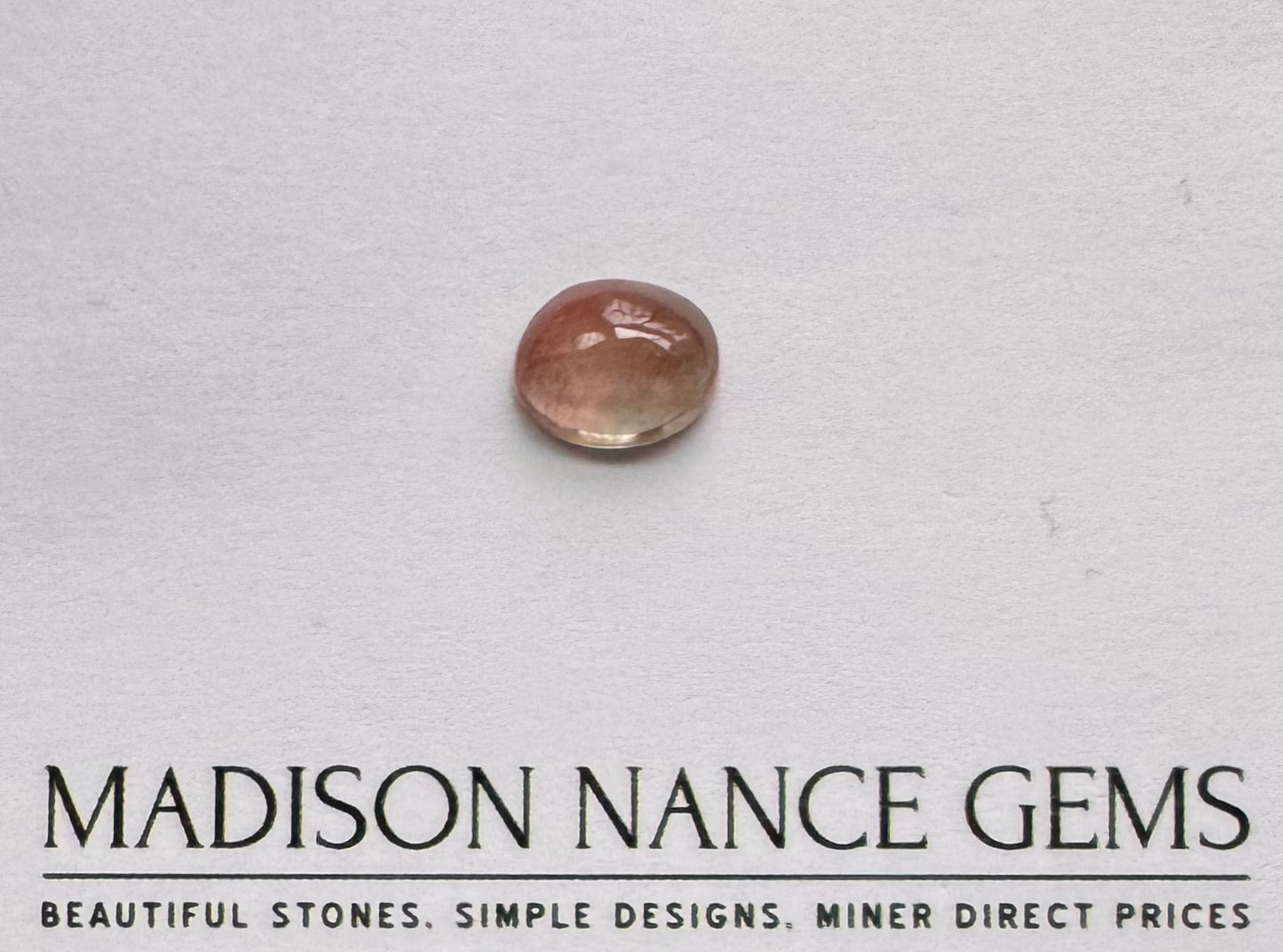 Oregon Sunstone, Light Red and Green Schiller Cabochon, 2.93 cts.
