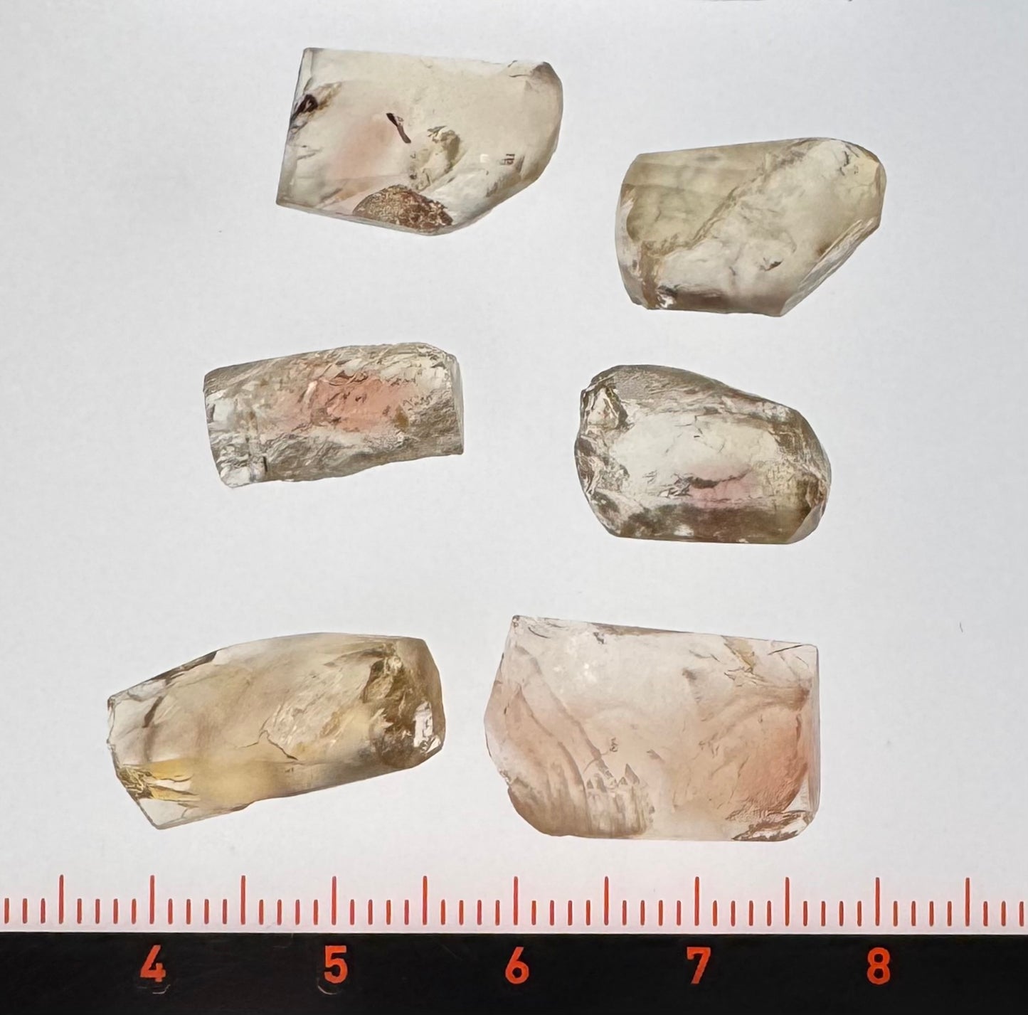 Oregon Sunstone, Facet Grade Preforms, Schiller 44.85 cts.