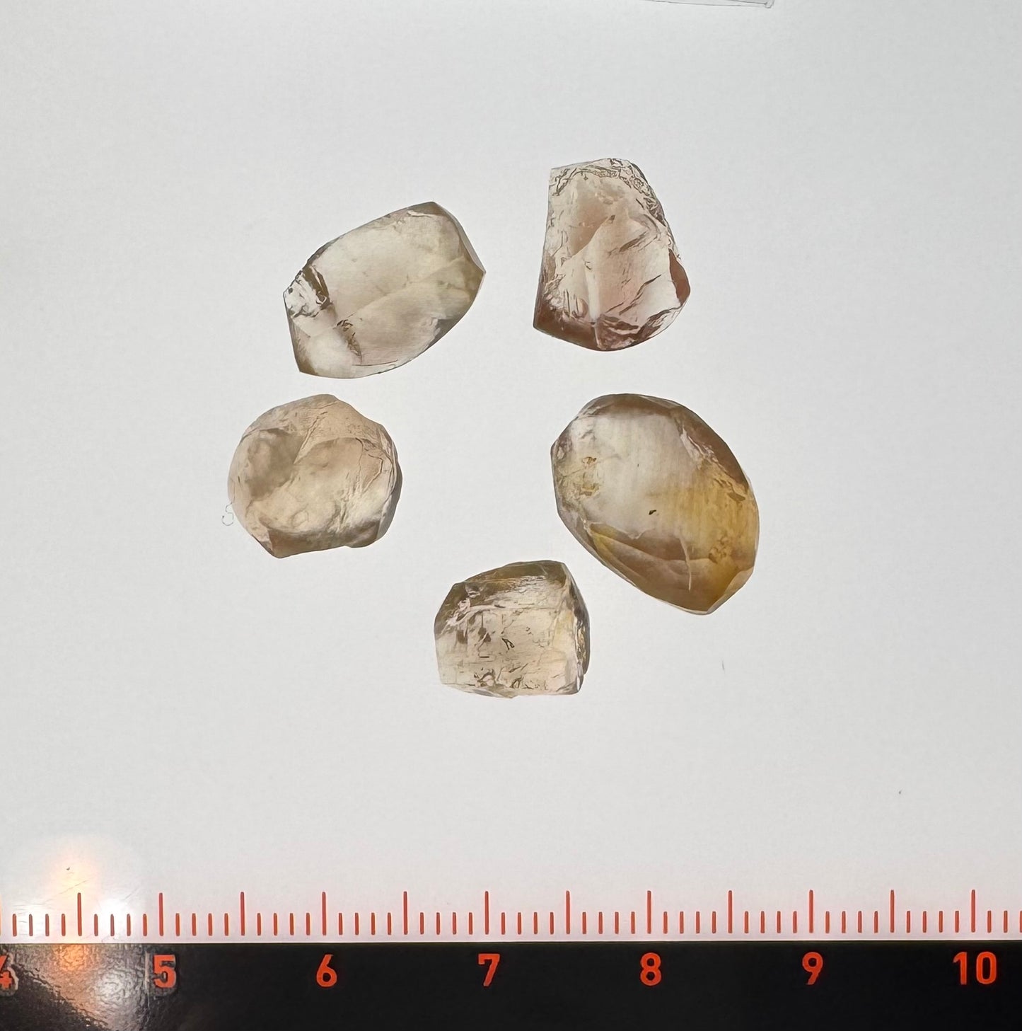 Oregon Sunstone, Facet Grade Preforms, Schiller 25.52 cts.