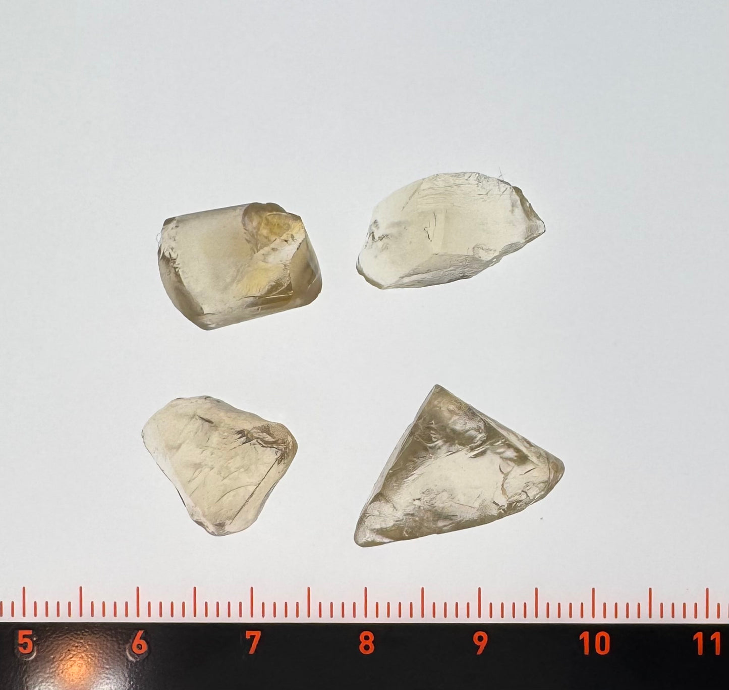 Oregon Sunstone, Facet Grade Preforms, Clear 30.23 cts.