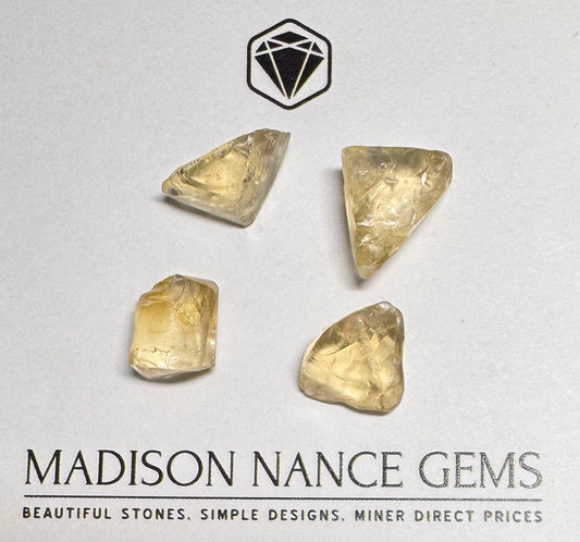 Oregon Sunstone, Facet Grade Preforms, Clear 30.23 cts.