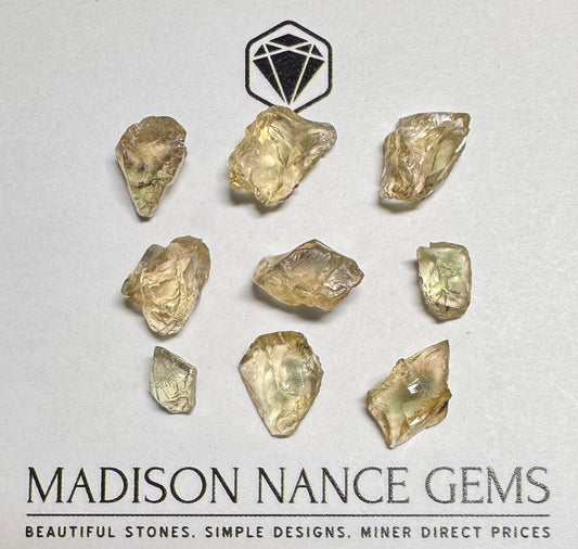 Oregon Sunstone, Facet Grade Rough, Green 28.92 cts.