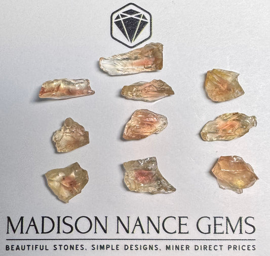 Oregon Sunstone, Facet Grade Rough, Red 23.96 cts.