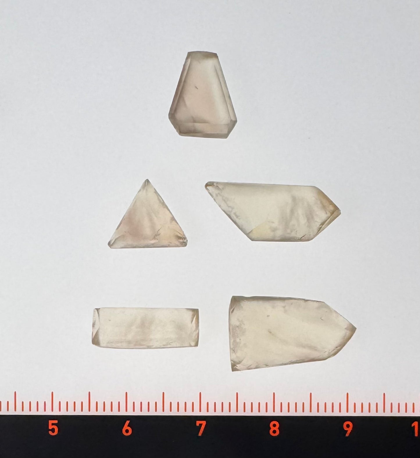 Oregon Sunstone, Facet Grade Cab Preforms, Schiller 22.13 cts.