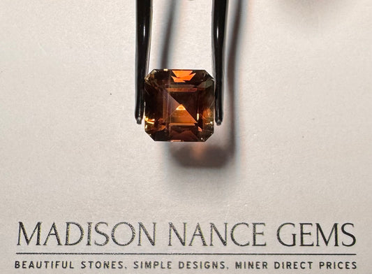 Oregon Sunstone, Cut Red Square 7.32 cts.