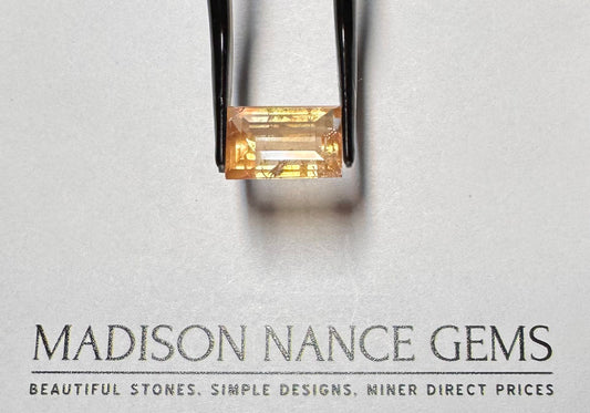 Oregon Sunstone, Cut Schiller Rectangle, 4.83 cts.