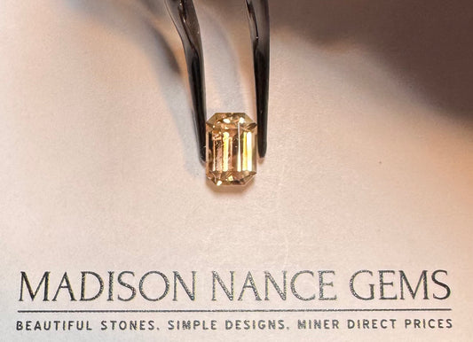 Oregon Sunstone, Cut Pink Emerald, 2.97 cts.